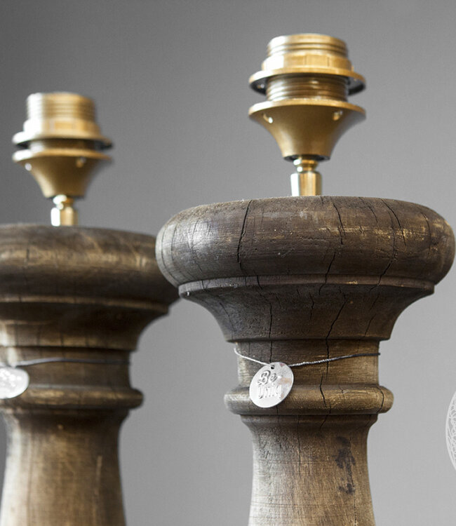 Be-Uniq Tafellamp Landelijk Tafelpoot | Exclusief Kap | H59