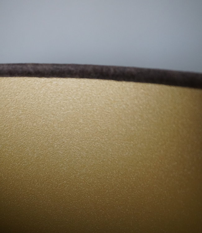 Be-Uniq Lampenkap | Velours | Half Hoog | H20 x D25 cm