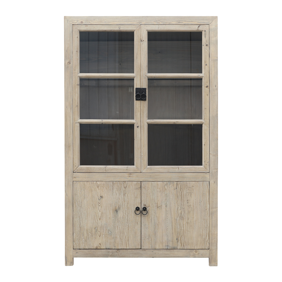 Rene Houtman Glaskast Servieskast 4drs | H220 x D45 x B136 cm