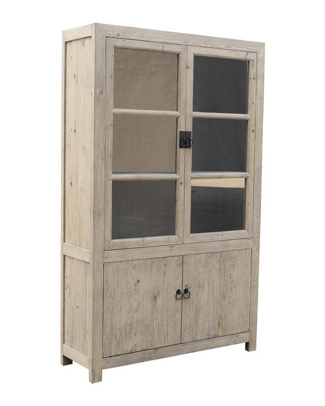 Rene Houtman Glaskast Servieskast 4drs | H220 x D45 x B136 cm