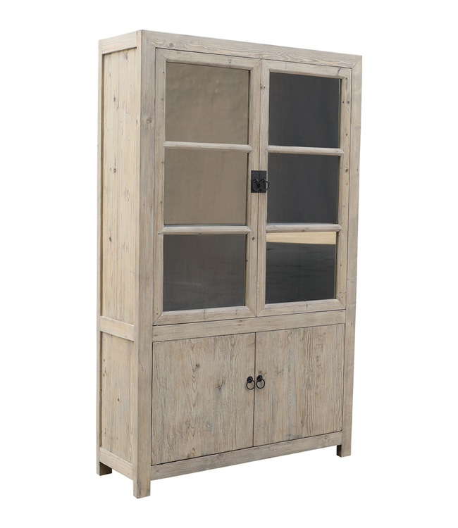 Rene Houtman Glaskast Servieskast 4drs | H220 x D45 x B136 cm