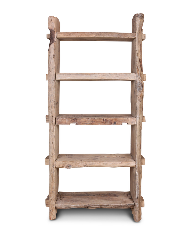 Rene Houtman Boekenrek Naturel Planken | H220 x B110 x D40 cm