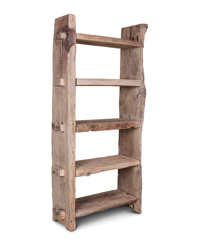 Rene Houtman Boekenrek Naturel Planken | H220 x B110 x D40 cm