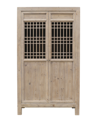 Rene Houtman Kast Naturel | 2-deurs | H220 x B128 x D48 cm