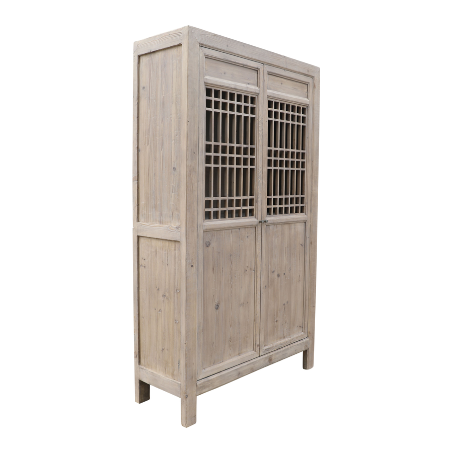 Rene Houtman Kast Naturel | 2-deurs | H220 x B128 x D48 cm