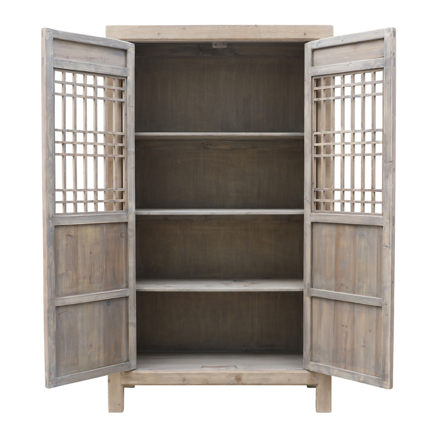 Rene Houtman Kast Naturel | 2-deurs | H220 x B128 x D48 cm