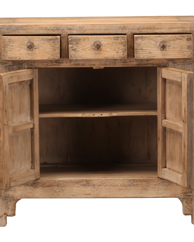 Rene Houtman Dressoir Naturel | 2drs 3la | H110 x B110 x D45 cm
