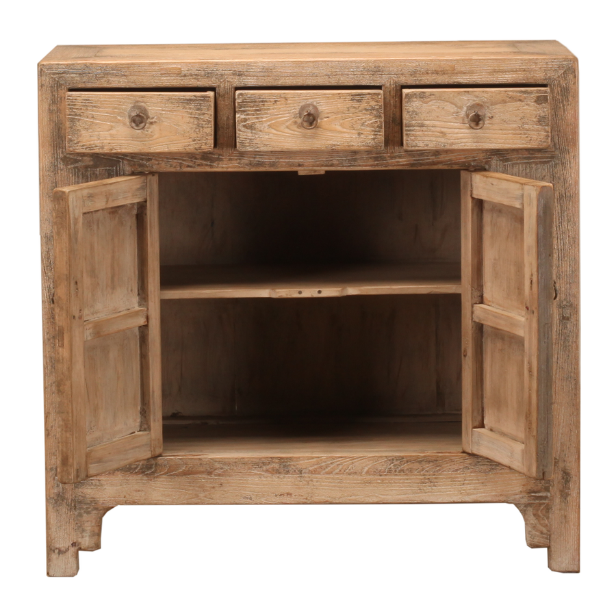 Rene Houtman Dressoir Naturel | 2drs 3la | H110 x B110 x D45 cm