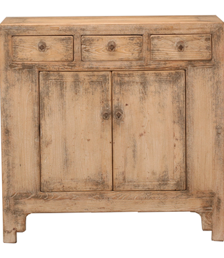 Rene Houtman Dressoir Naturel | 2drs 3la | H110 x B110 x D45