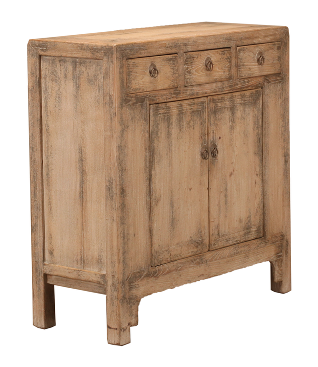 Rene Houtman Dressoir Naturel | 2drs 3la | H110 x B110 x D45 cm