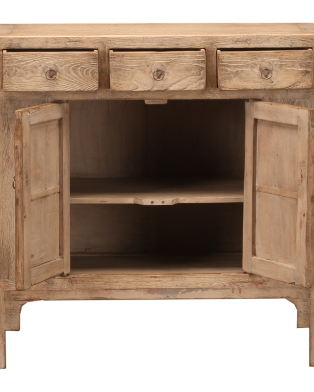 Rene Houtman Dressoir Naturel | 2drs 3la | H104 x B104 x D45 cm