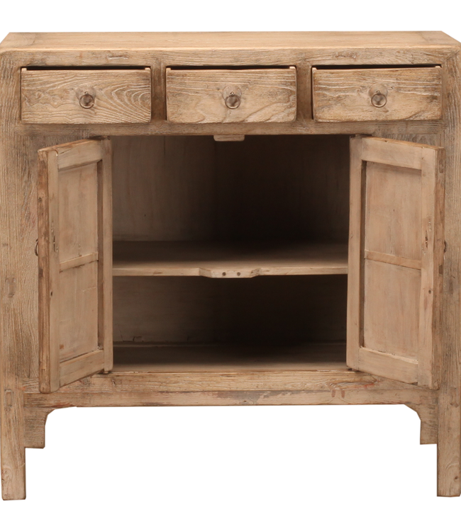Rene Houtman Dressoir Naturel | 2drs 3la | H104 x B104 x D45 cm
