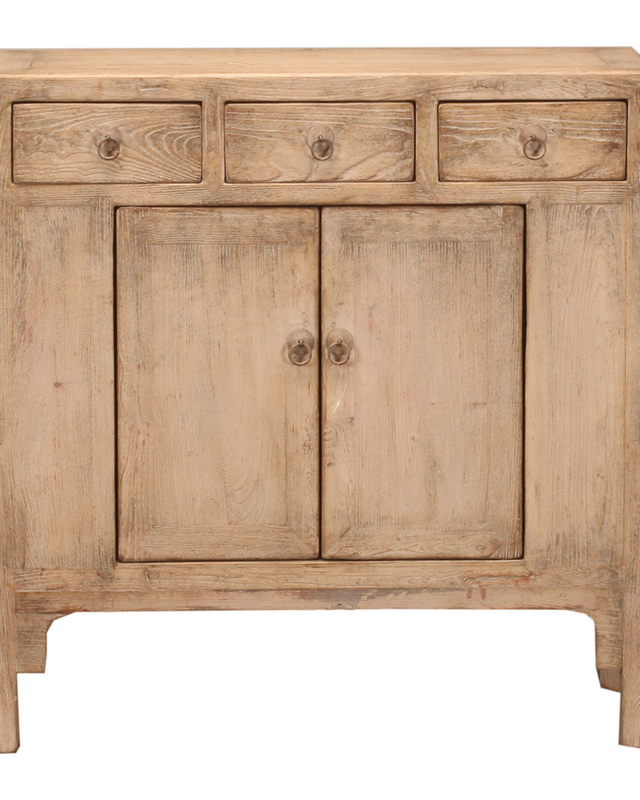 Rene Houtman Dressoir Naturel | 2drs 3la | H104 x B104 x D45 cm
