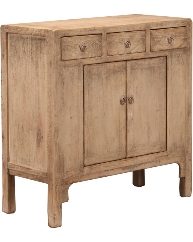 Rene Houtman Dressoir Naturel | 2drs 3la | H104 x B104 x D45 cm