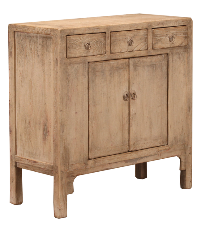 Rene Houtman Dressoir Naturel | 2drs 3la | H104 x B104 x D45 cm