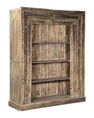 Rene Houtman Boekenkast India | Hout | H211 x B173 x D59 cm