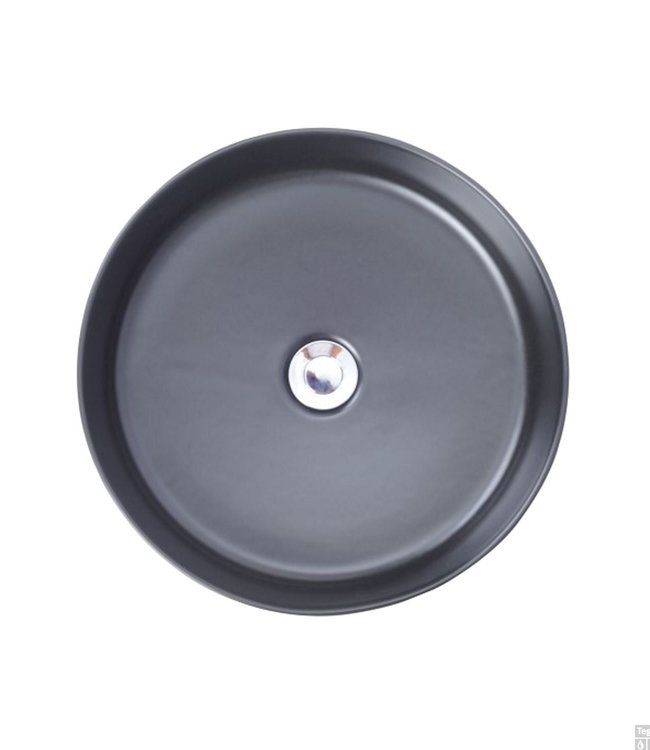 Wiesbaden Waskom Link | Keramiek | Mat Zwart | B40 x H12 cm