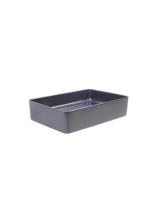 Wiesbaden Waskom Link | Rechthoek | Mat Zwart | B50 x D35 x H12 cm
