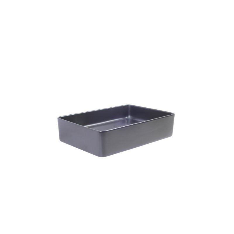 Wiesbaden Waskom Link | Rechthoek | Mat Zwart | B50 x D35 x H12 cm