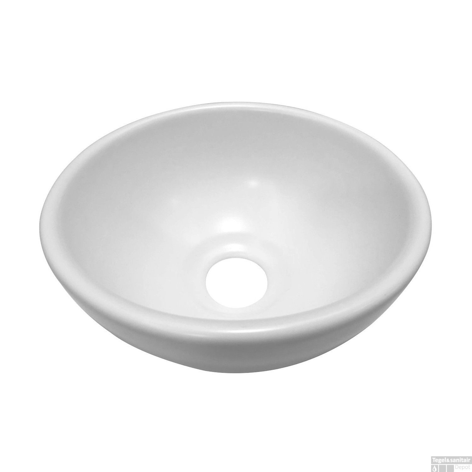 Wiesbaden Waskom Consilio | Keramiek | Glans Wit | D20 x H9 cm