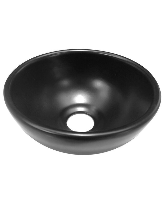 Wiesbaden Waskom Consilio | Keramiek | Mat Zwart | D20 x H9 cm