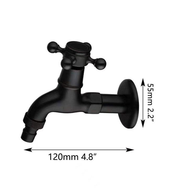 Rene Houtman Muurkraan - Olie Brons - H11 cm