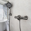 Thermostatische Badkraan | Handdouche | Gun Metal