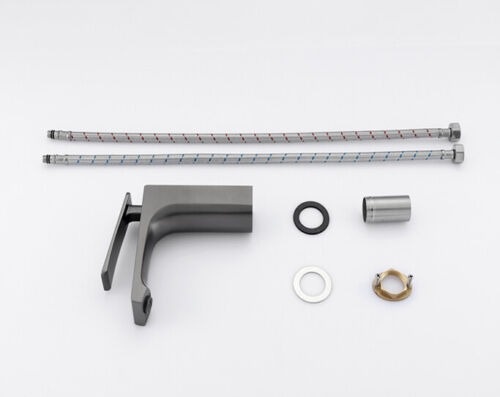 Rene Houtman Wastafelkraan | Gun Metal | H19,3 cm