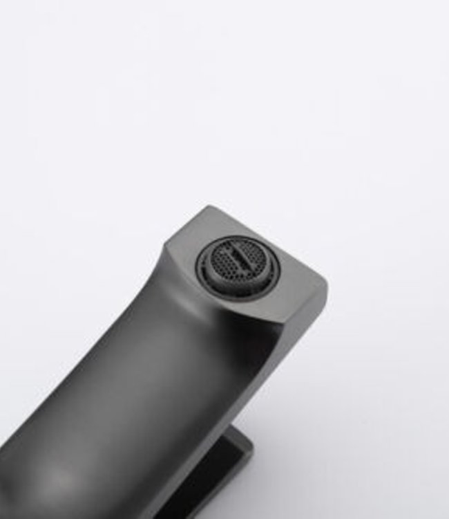 Rene Houtman Wastafelkraan | Gun Metal | H19,3 cm