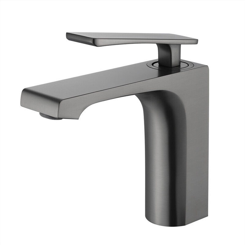 Rene Houtman Wastafelkraan | Gun Metal | H19,3 cm
