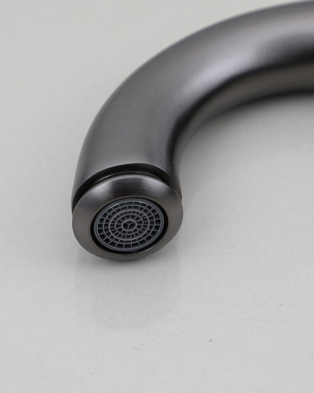 Rene Houtman Wastafelkraan | 3-Delig | Gun Metal | H17 cm