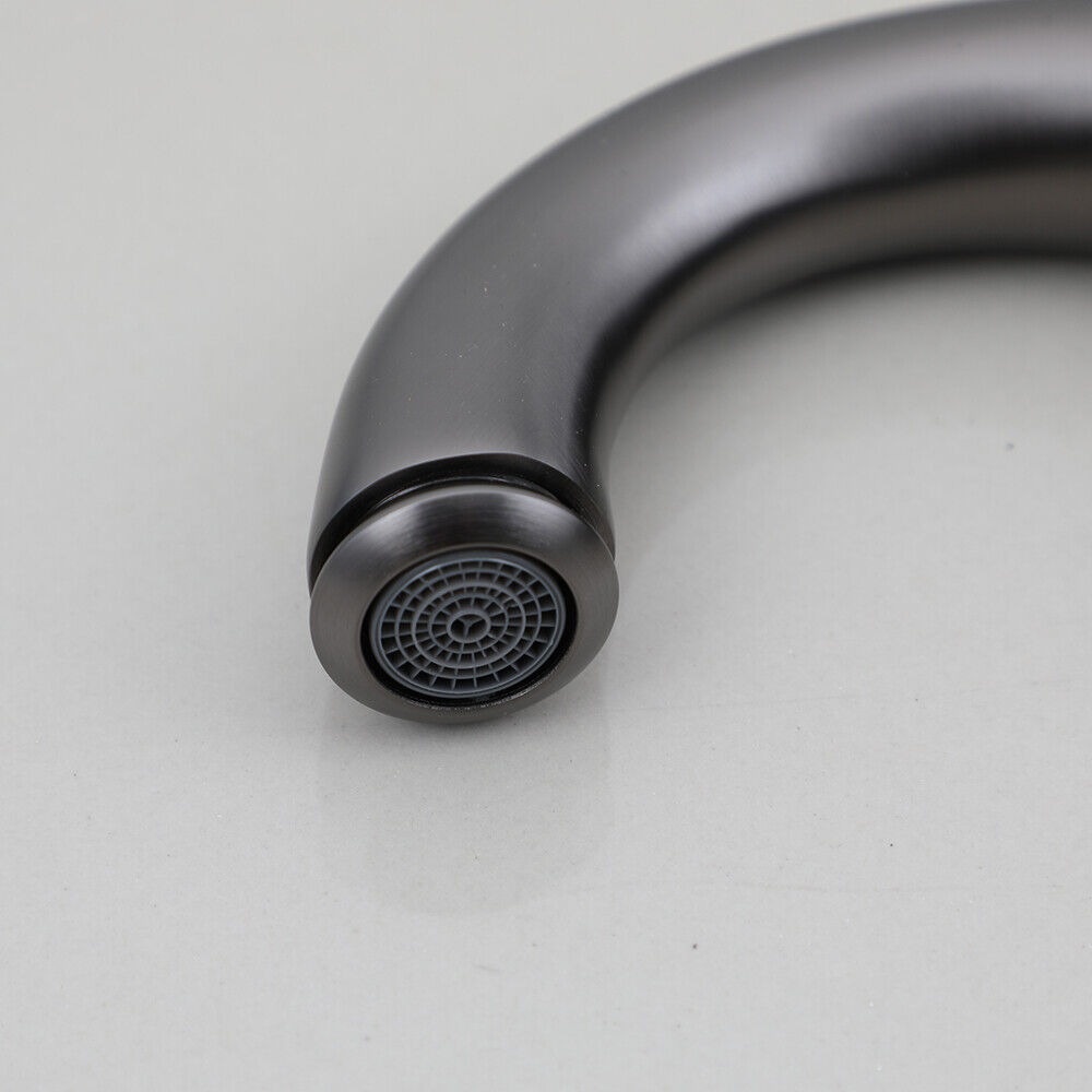 Rene Houtman Wastafelkraan | 3-Delig | Gun Metal | H17 cm