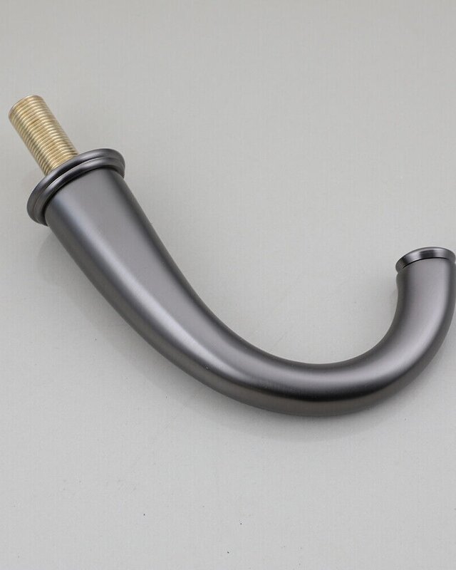 Rene Houtman Wastafelkraan | 3-Delig | Gun Metal | H17 cm