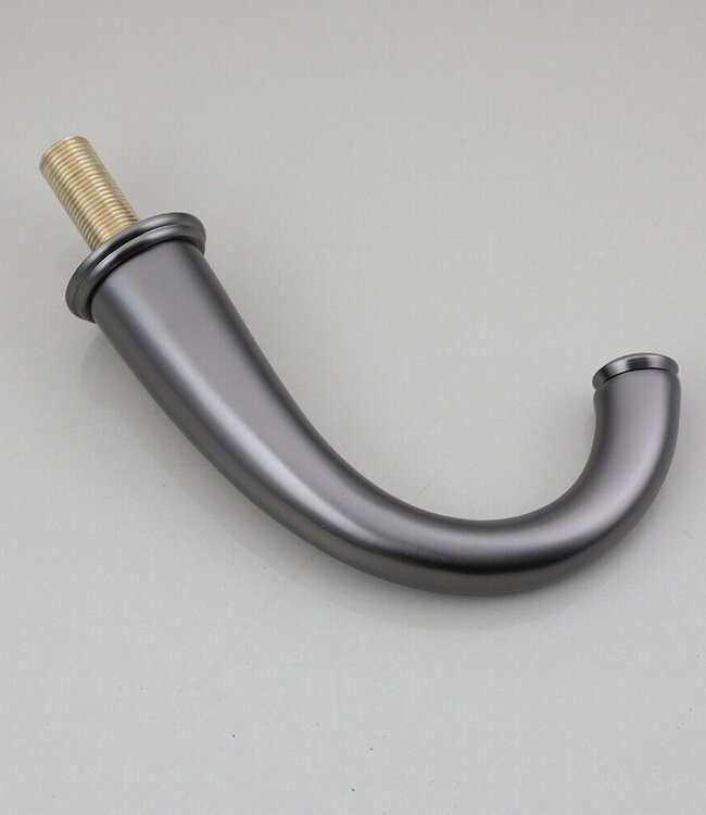 Rene Houtman Wastafelkraan | 3-Delig | Gun Metal | H17 cm