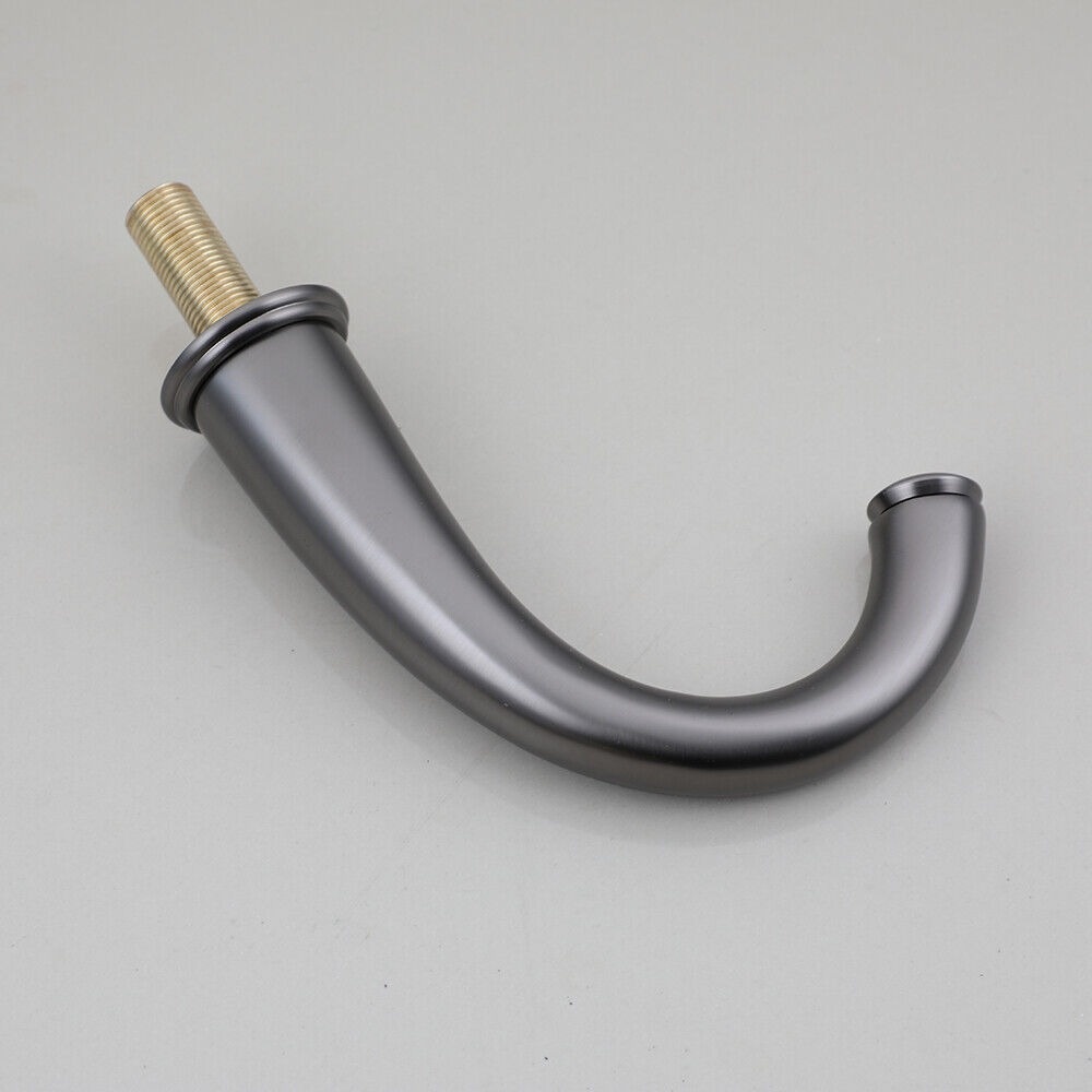 Rene Houtman Wastafelkraan | 3-Delig | Gun Metal | H17 cm