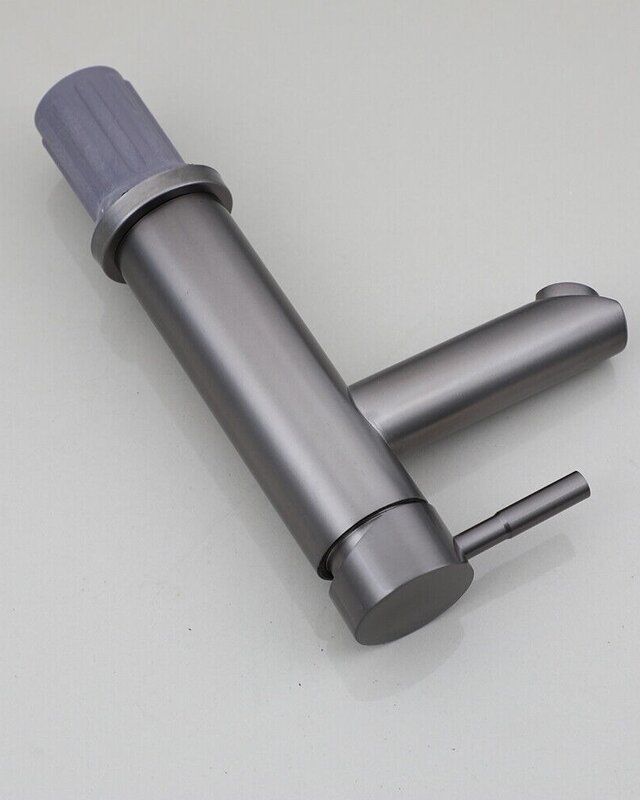 Rene Houtman Wastafelkraan | Mengkraan | Gun Metal | H17,5 cm