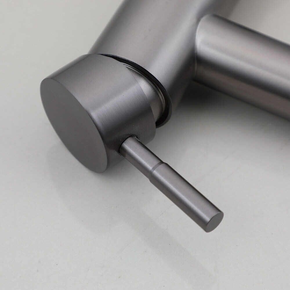 Rene Houtman Wastafelkraan | Mengkraan | Gun Metal | H17,5 cm