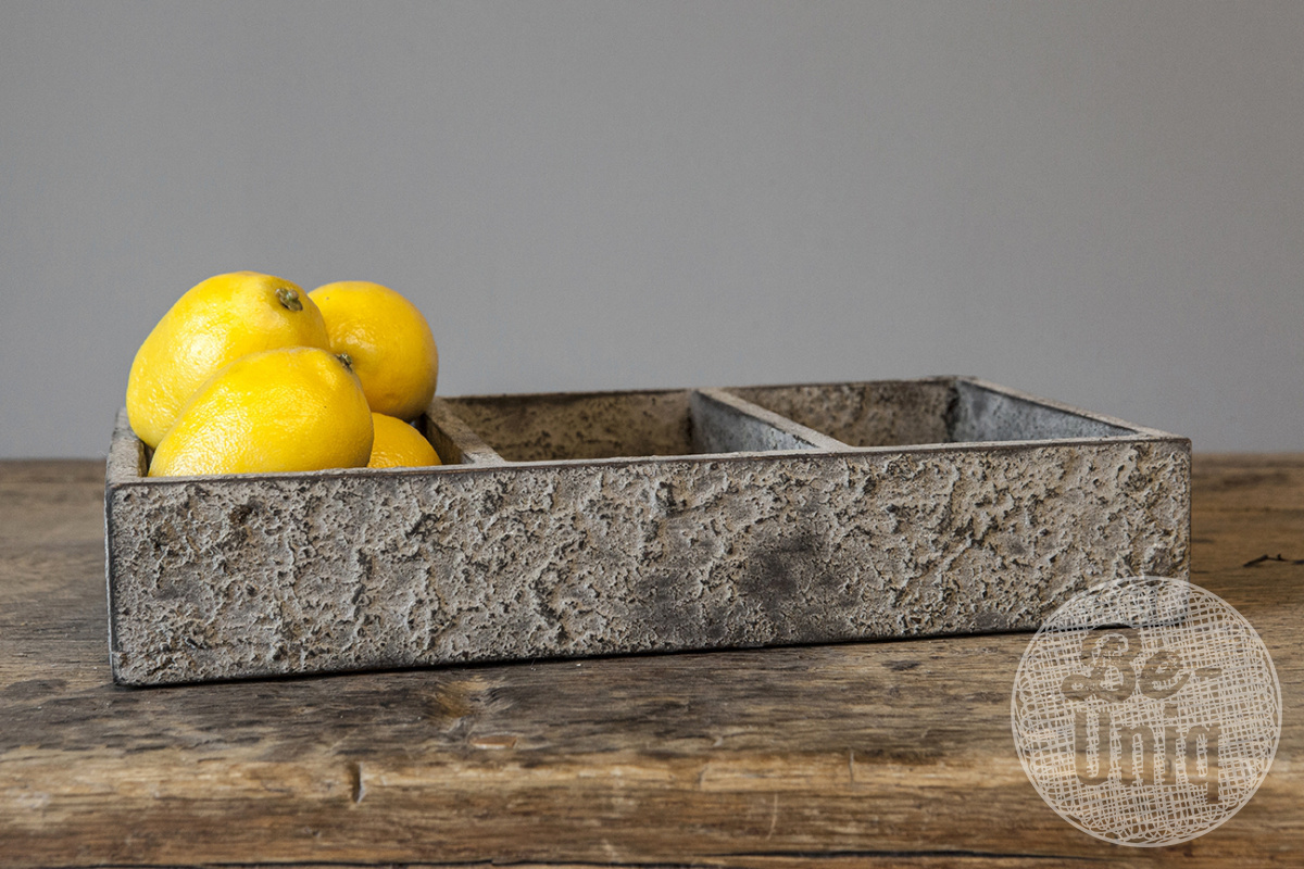Be-Uniq Tray Dille | 3-Vaks | H6 x B34 x D20 cm
