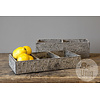 Tray Dille | 3-Vaks | H6 x B34 x D20 cm