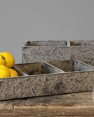 Be-Uniq Tray Dille | 3-Vaks | H6 x B34 x D20 cm
