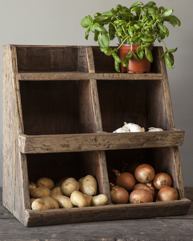 Be-Uniq Gruttersbak Olivia | Oud Hout | H50 x B50 x D29 cm
