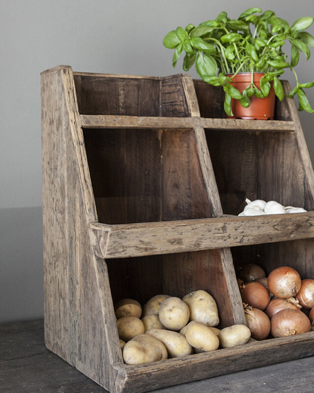Be-Uniq Gruttersbak Olivia | Oud Hout | H50 x B50 x D29 cm