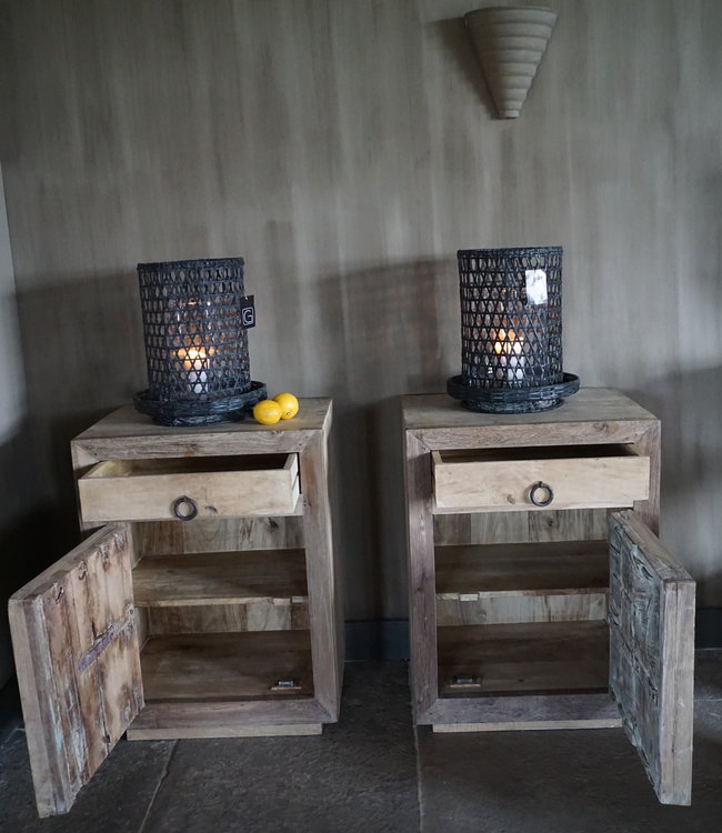 Rene Houtman Nachtkastjes Hout | Set Van 2 | H78 x B58 x D45 cm