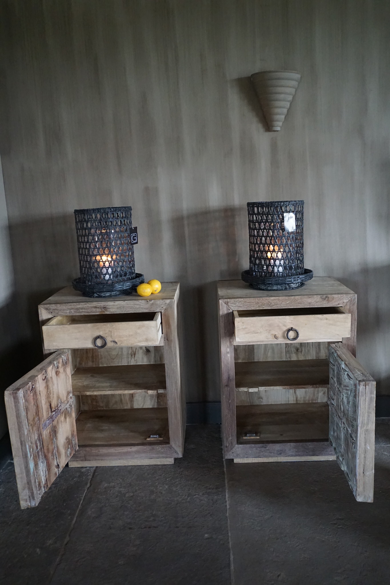 Rene Houtman Nachtkastjes Hout | Set Van 2 | H78 x B58 x D45 cm