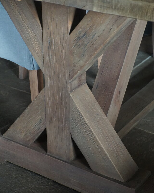 Rene Houtman Kloostertafel Auris Massief Hardhout - Kies Maat