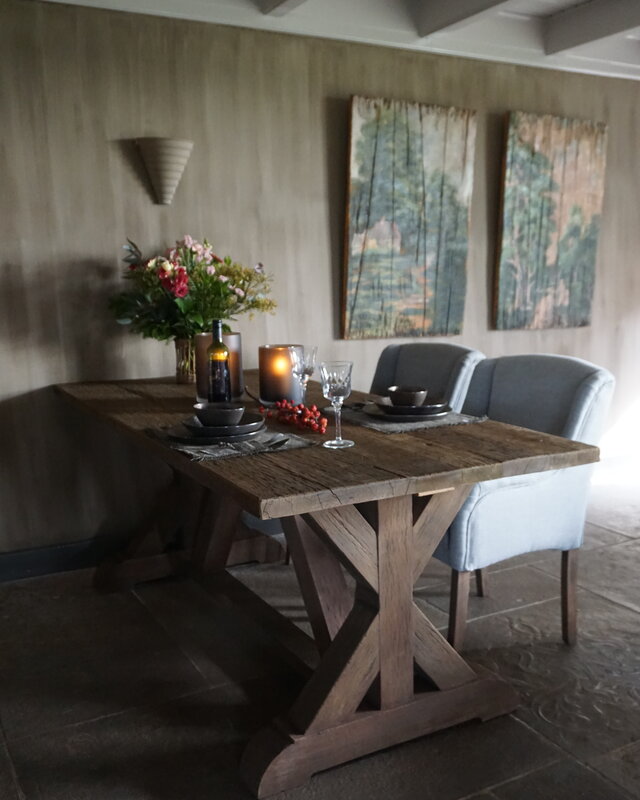 Rene Houtman Kloostertafel Auris Massief Hardhout - Kies Maat