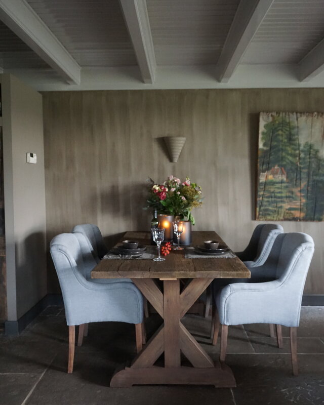 Rene Houtman Kloostertafel Auris Massief Hardhout - Kies Maat