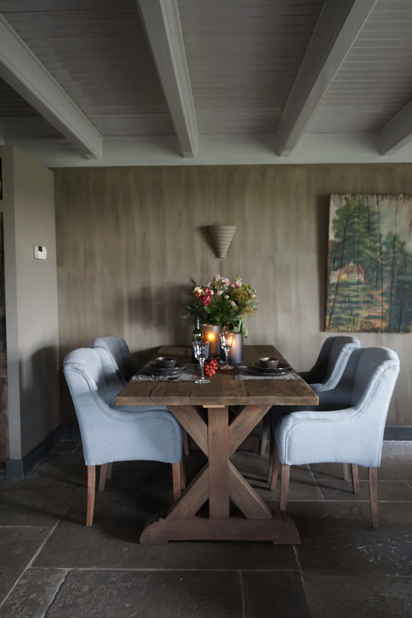 Rene Houtman Kloostertafel Auris Massief Hardhout - Kies Maat
