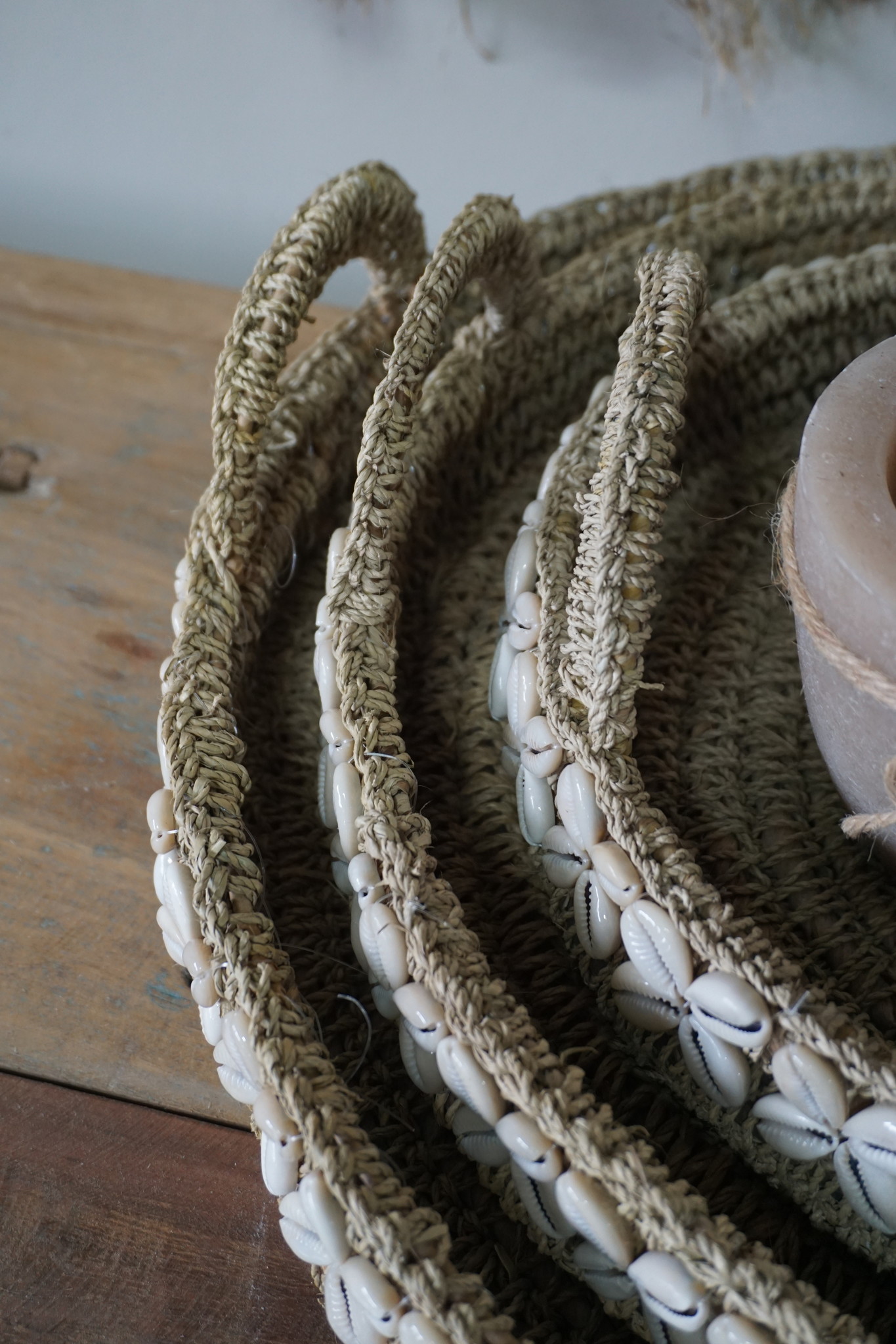 Rene Houtman Balinese Dienbladen Met Schelpen | Set Van 3
