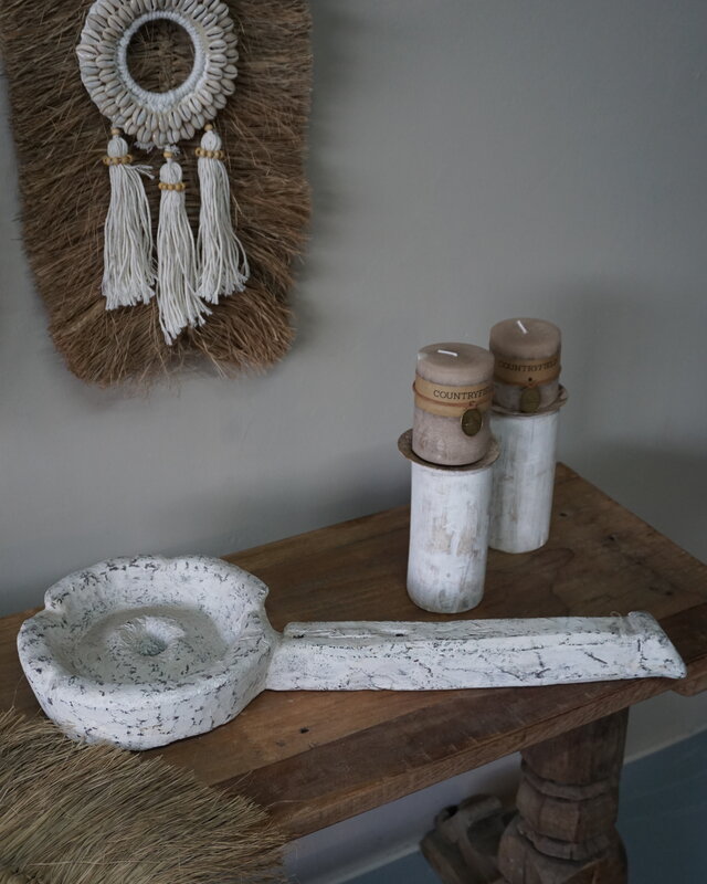 Rene Houtman Nepalese Houten Lepel | White Wash | L57 x B23 cm